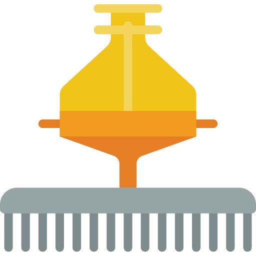 Rake gardening tool rake construction and tools icon