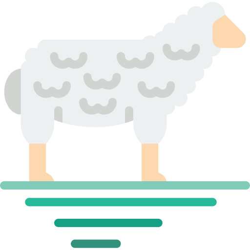 Sheep sheep animals farming and gardening icon