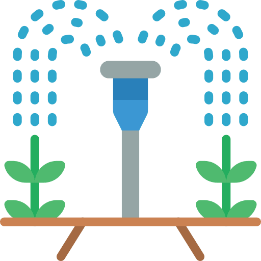Sprinkler smart sprinkler irrigation icon