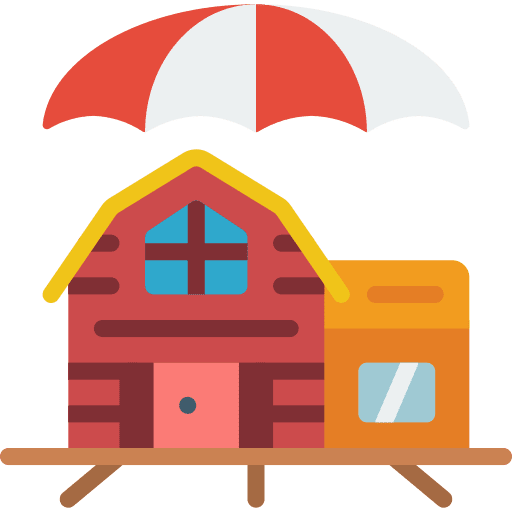 Farm agriculture field nature icon