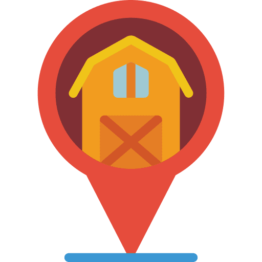 Location farm map location maps and location icon