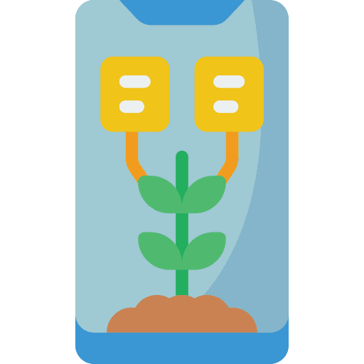 Mobile plant smartphone notification icon