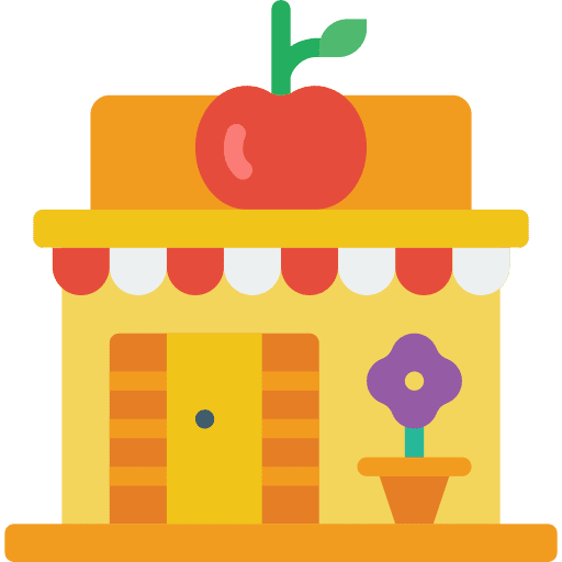 Shop shop farm market icon