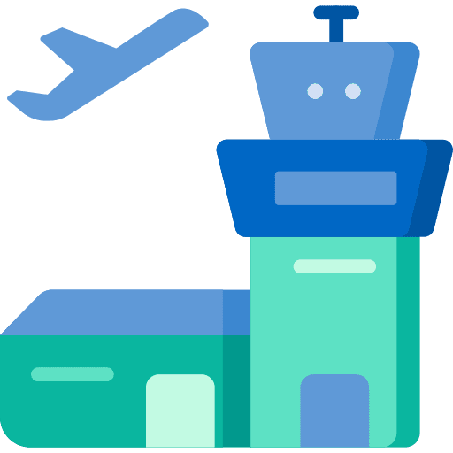 Airport travel airport plane icon