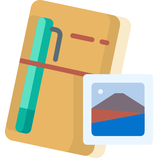 Diary notebook diary education icon