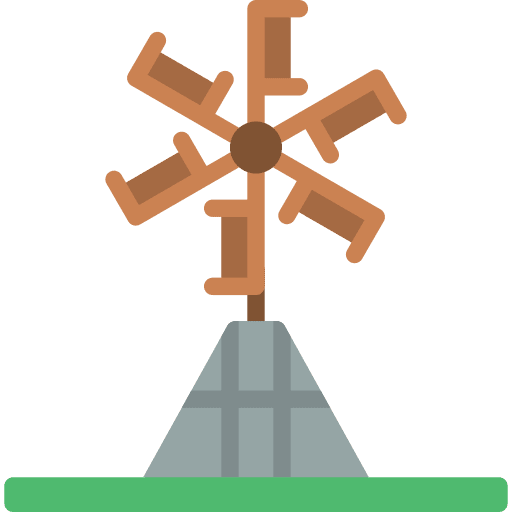 Windmill ecology and environment garden windmill icon