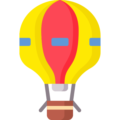 Air balloon hot air balloon entertainment air balloon icon