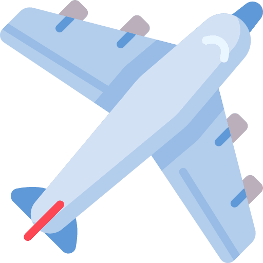 Airplane airport plane transportation icon