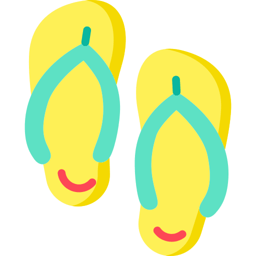 Sandals summertime fashion travel icon