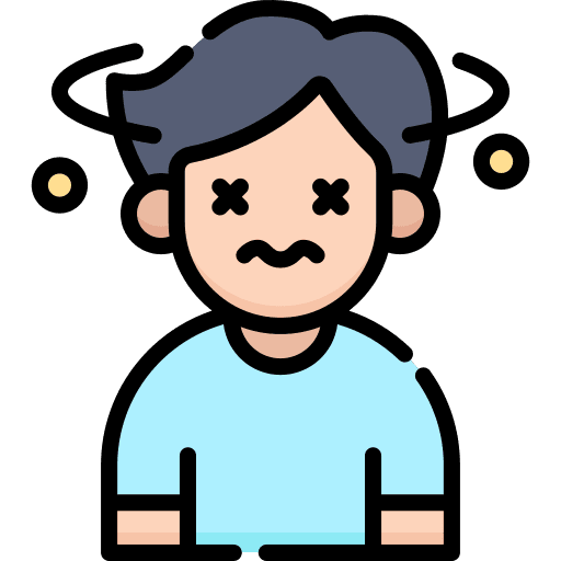 Dizzy man dizzy avatar icon