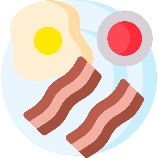 Fried eggs travel ketchup fried eggs icon