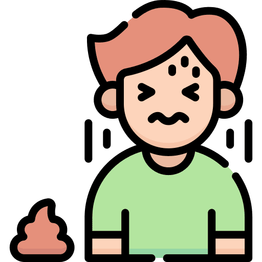 Diarrhoea healthcare and medical feces illness icon Diarrhoea healthcare and medical feces illness icon