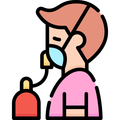 Lack of air healthcare and medical caucasian symptom icon Lack of air healthcare and medical caucasian symptom icon