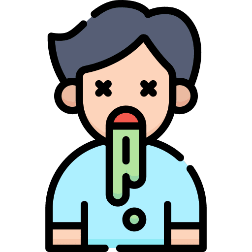 Vomiting sick person sickness man icon Vomiting sick person sickness man icon