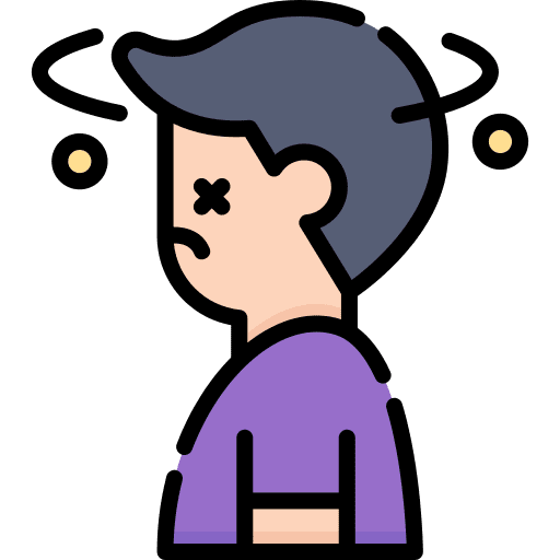 Confusion sick dizzy weird icon Confusion sick dizzy weird icon