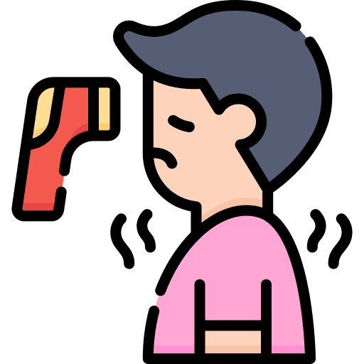 Fever electronics man fever icon Fever electronics man fever icon