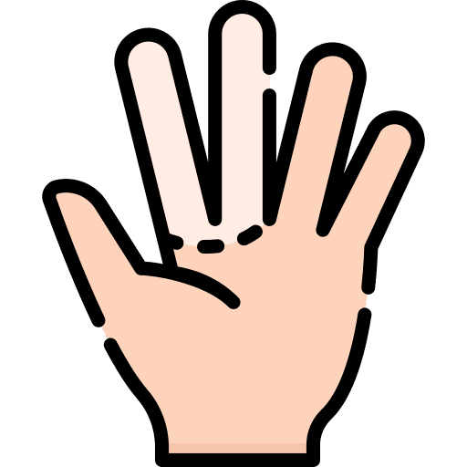 Loss of colour in fingers healthcare and medical sick illness icon Loss of colour in fingers healthcare and medical sick illness icon