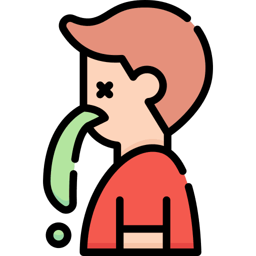 Vomiting sick person sickness nausea icon Vomiting sick person sickness nausea icon