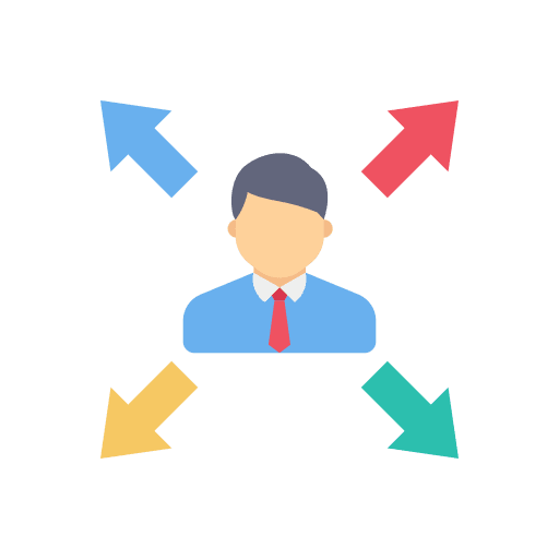 Avatar business and finance avatar leader icon