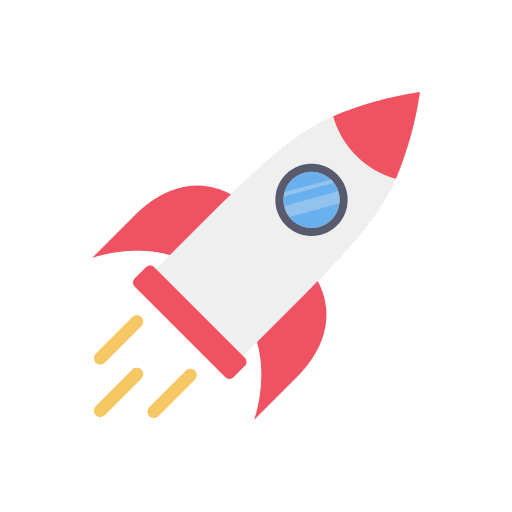 Spacecraft spacecraft transportation startup icon