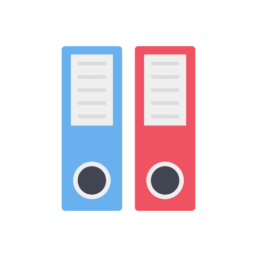 Cab files cover document files and folders icon