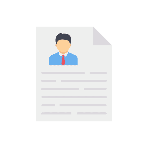 Page personal info document user icon