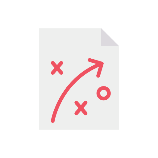 Paper business and finance strategy paper icon