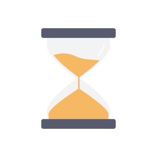Sandglass hour duration hourglass icon