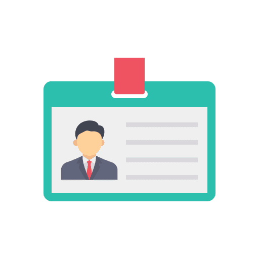 Id card id card avatar identity icon