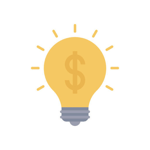 Light bulb illumination light bulb electronics icon