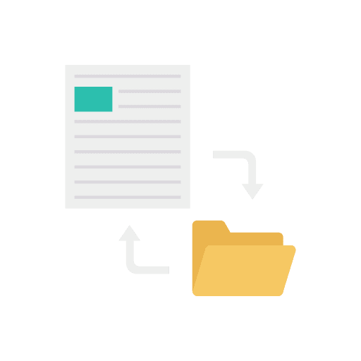 Page page document transfer icon