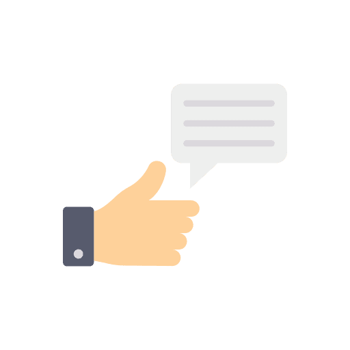 Speech bubble social media chat comment icon