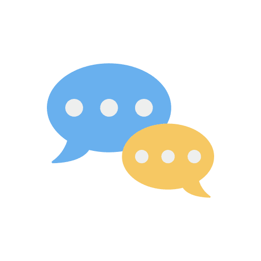Speech bubble speech bubble conversation chat icon