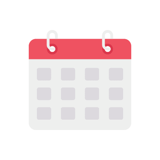 Calendar time and date day calendar icon