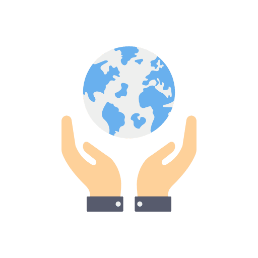 World world ecology and environment hands and gestures icon