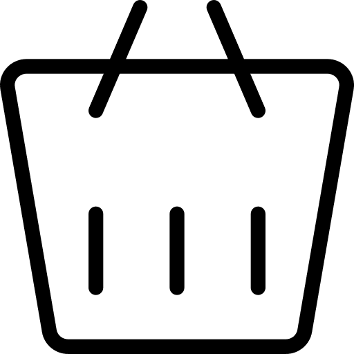 Basket commerce and shopping basket shop icon