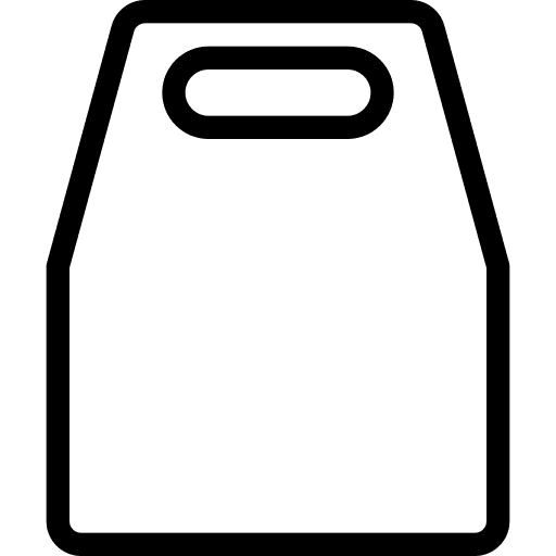 Sealed take away commerce and shopping shopping icon