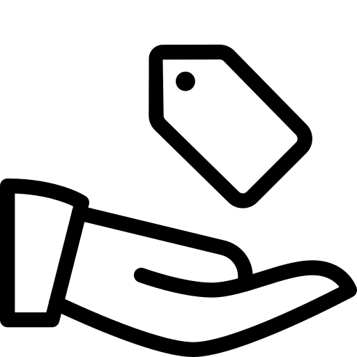 Share business hand commerce and shopping icon