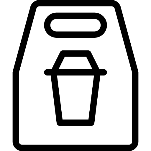 Coffee shipping and delivery food and restaurant food delivery icon