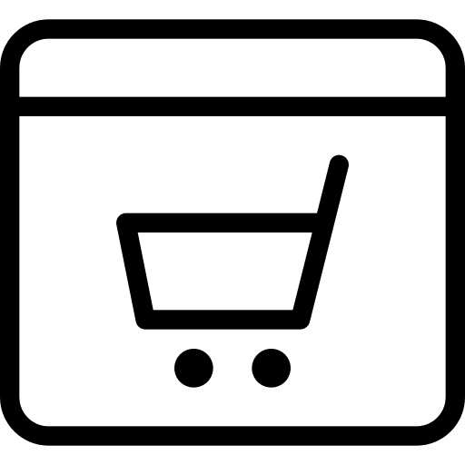 Online shopping shopping cart marketing online shopping icon