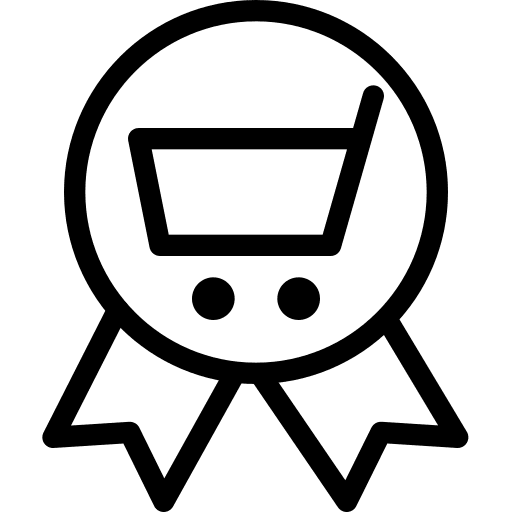 Badge badge shopping center shop icon