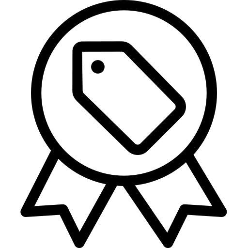 Badge commerce and shopping badge shop icon