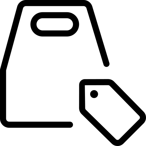 Label shipping and delivery price tag label icon