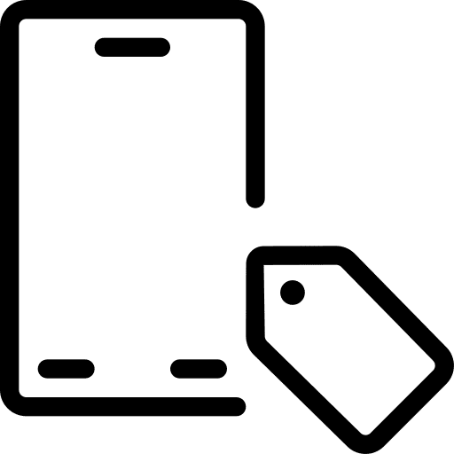 Price smartphone commerce and shopping electronics icon