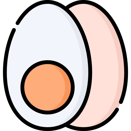 Egg healthy food protein food allergy icon