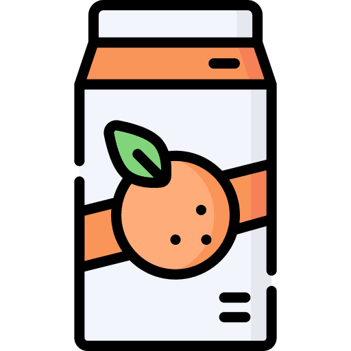Juice box carton juice box orange juice icon