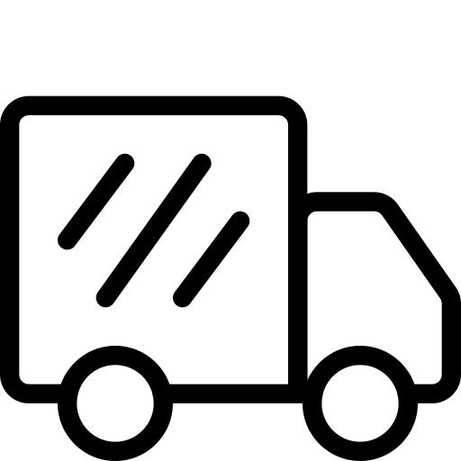 Shipment vehicle delivery truck shipment icon