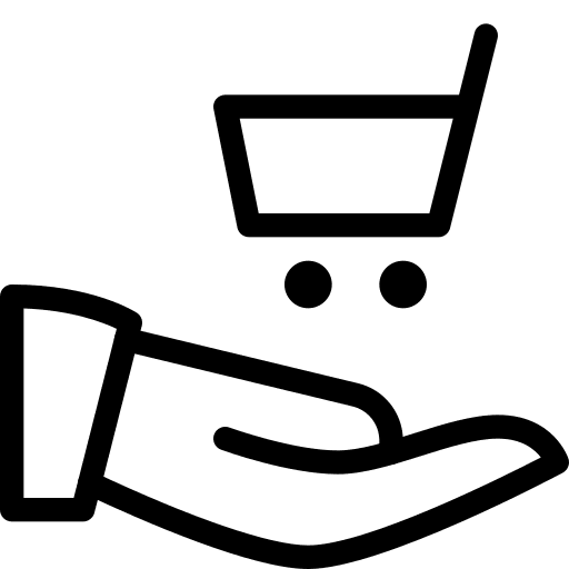 Shopping cart supermarket shopping center commerce icon