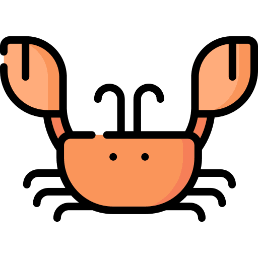 Crab animals allergen crab icon