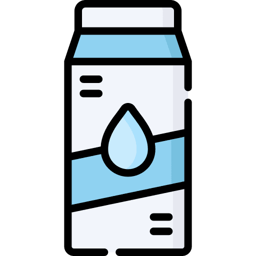 Milk food and restaurant milk beverage icon